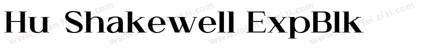 Hu_Shakewell ExpBlk字体转换